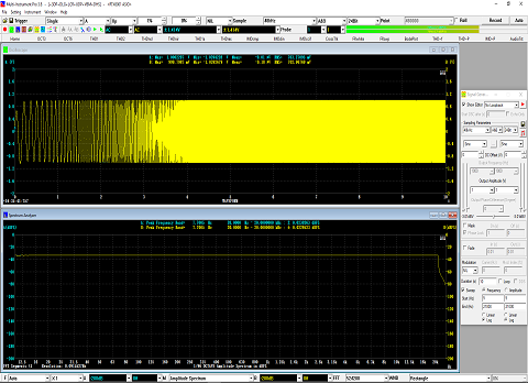 Frequency Response Measurement using Logarithmic Sweep