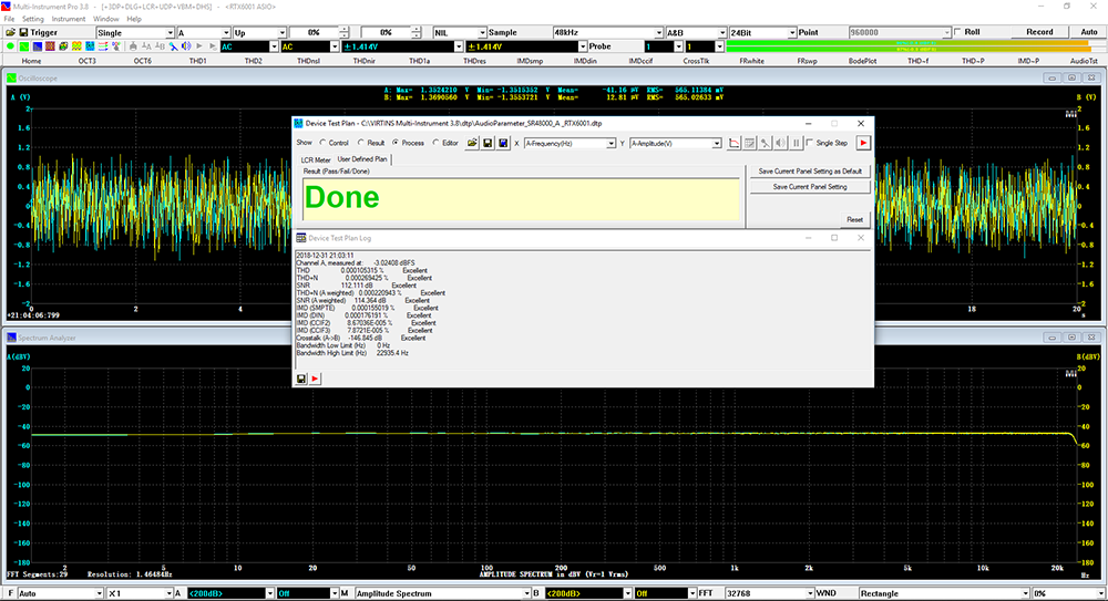 RTX6001 Audio Test